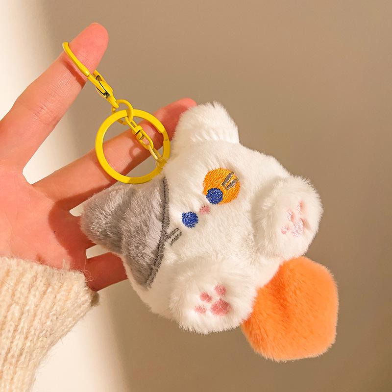Plush Star Doll Keychain: Cute Pendant for Bags