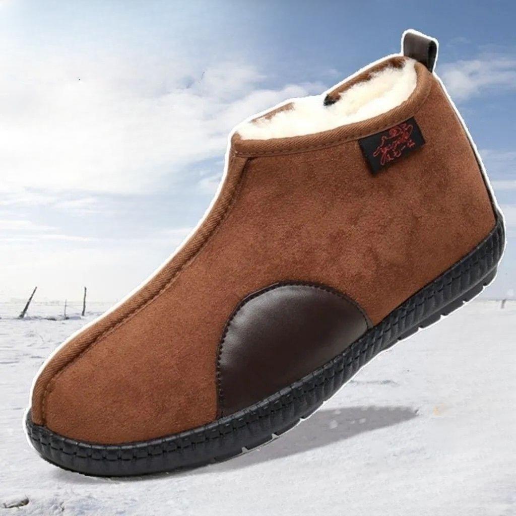 

Мех Все-в-одном Унисекс Снежные ботинки Шерсть Утолщенные Нескользящие Досуг Улица Тепло EU37/CN38 верблюд