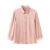 Spring/Summer Elegant Solid Color Casual Loose Top for Middle-Aged & Elderly Women - Breathable, Youthful Style