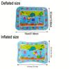 1Pc Blue Whale Inflatable Pvc Playing Water Mat Baby Toddler Pad Early Education Activity Toys Mat Cushion Gift