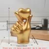 Cute Romantic Love Gesture Shaped Statue Nordic Wine TV Cabinet Home Decor Sculpture Desk Art Crafts Ornament Figurine Toy Prop