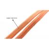 FREEZEMOD computer water cooling Copper radiator 14 flat tube single layer copper fin for 12cm fan. TSRP-TW360
