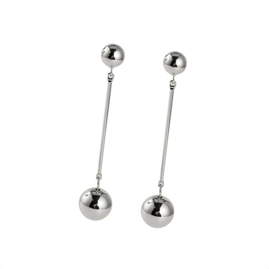 Stylish Tassel Ball Pendants Women Alloy Earring Ear Stud Jewelry Gifts