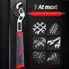 Multi-Purpose Self-Locking Wrench, Adjustable Pipe Wrench, 6 8 10 12 Inch Self-Locking Adjustable Wrench, Non-Slip Grip, Made of Chrome Vanadium Steel