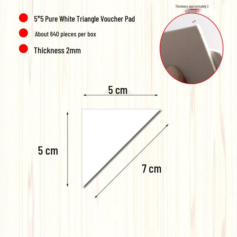 Triangular Binding Corner Pads