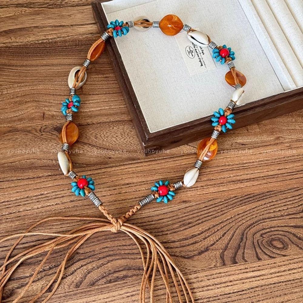 Woven Dress Waist Chain Jeans Decor Ethnic Style Braided Headband Vintage Bohemia Hair Band  Daily