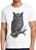 Owl Lover Bird Animal Weird Funny Gift Tee T Shirt 2825