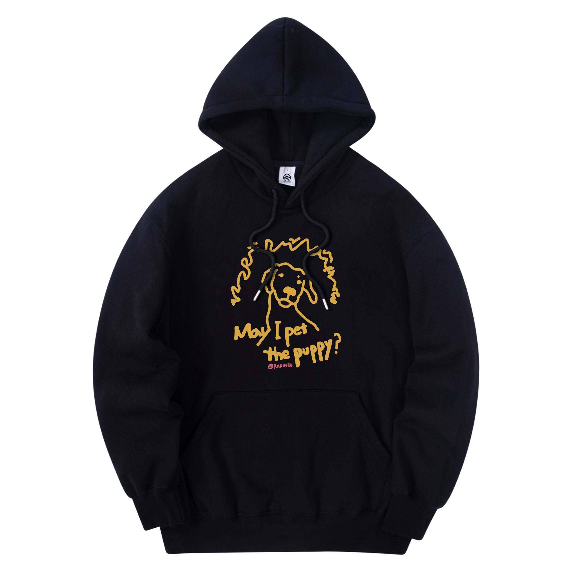 Radineo Puppy Hoodie Black Black (Black)/M