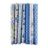 7Pcs Blue Dot Pattern Pre-cut Cotton Cloth Cotton Quilting Fabric Fabric Art Design