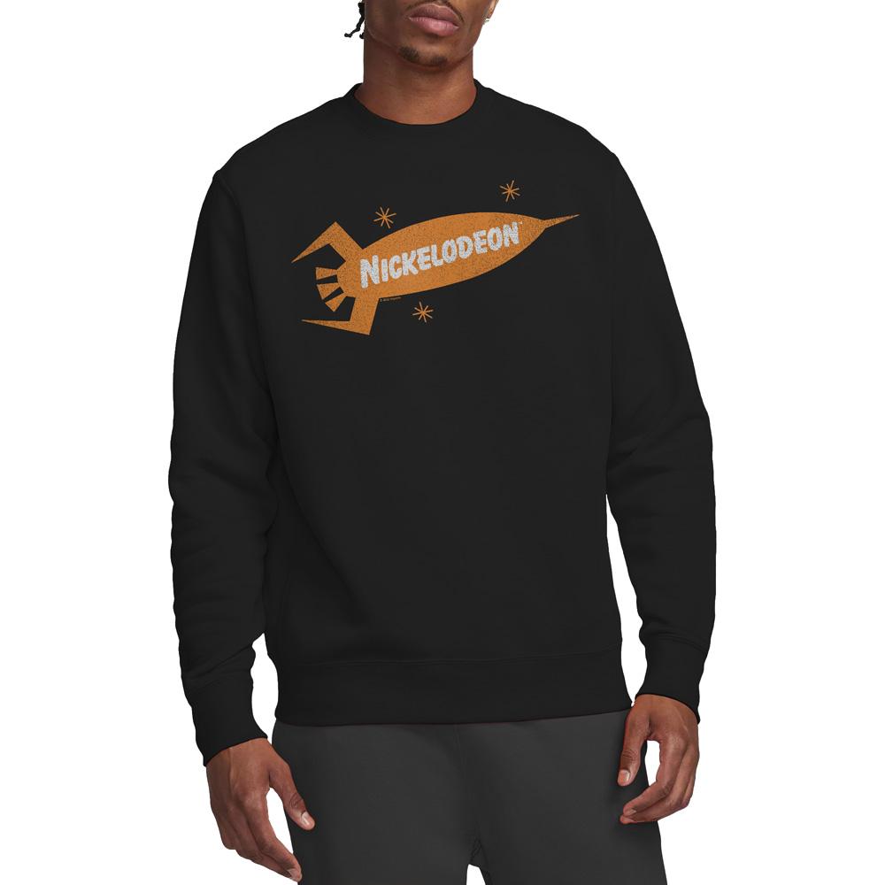 Nickelodeon Unisex Adult Retro Rocket Logo Sweatshirt