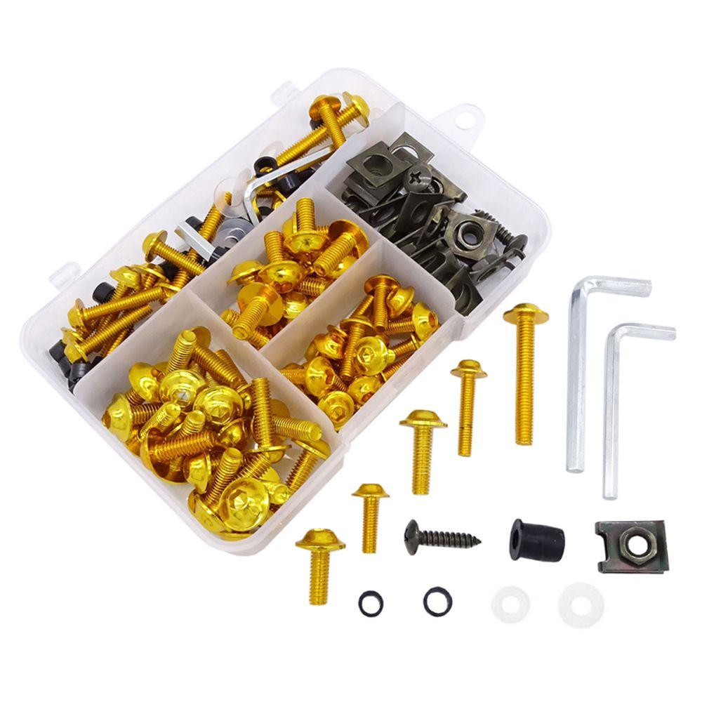 colors Bodywork Fastener Clip Motorcycle Fairing Bolts Kit Full Fairing Bolts Kit Motorcycle Screws