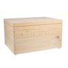 Große Aufbewahrungsbox mit Deckel und Schraubscharnieren