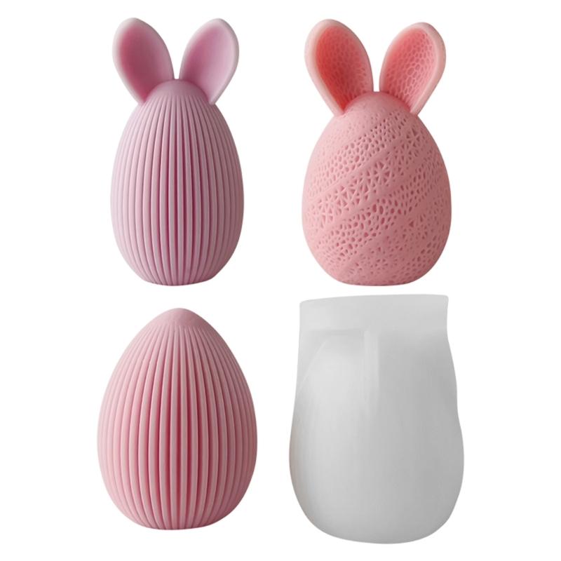 Unique Easter Decorations and Treats Mold Creative Easter Eggs Ornaments Mold Resin Mould for Home Decors Project