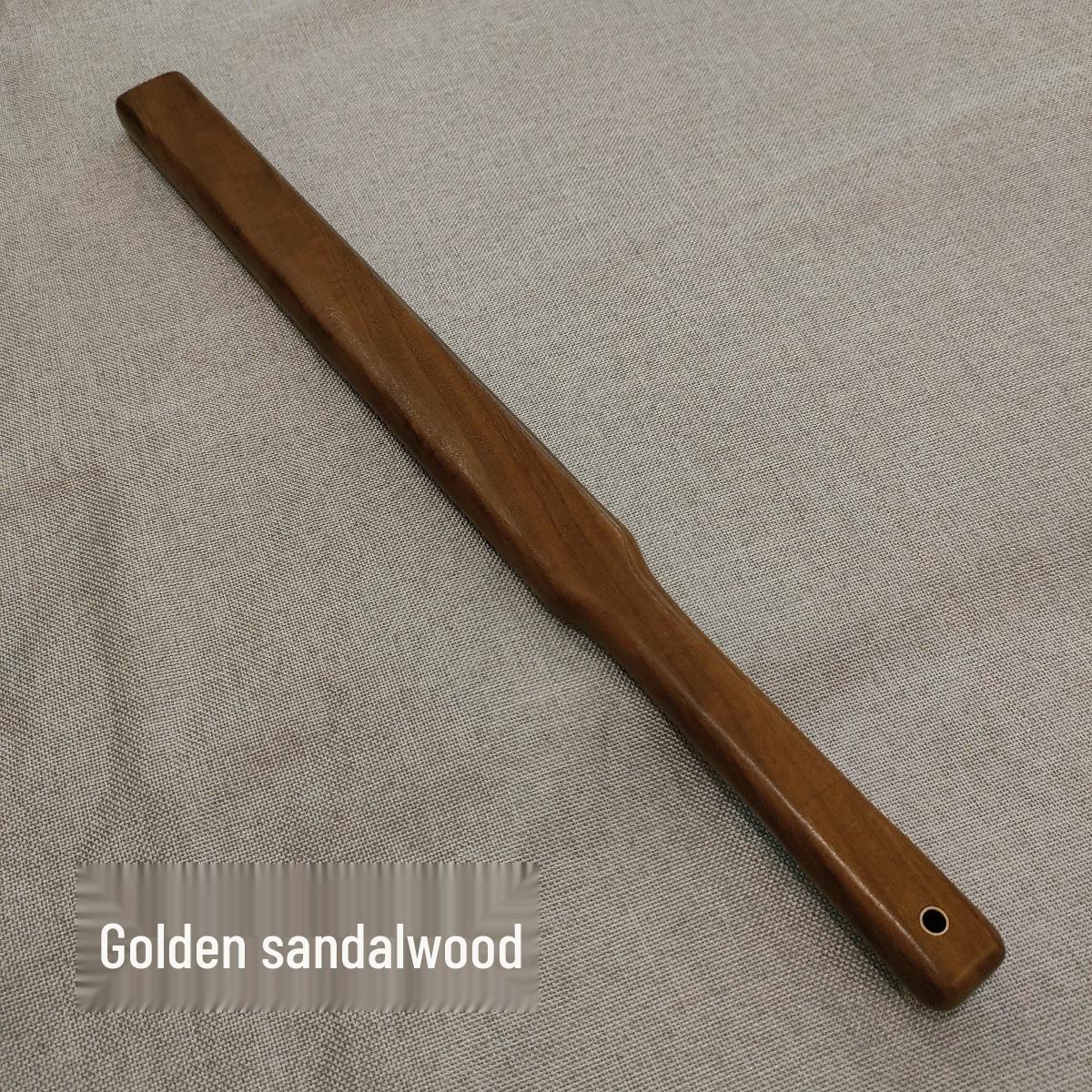 Gold Thread Sandalwood Teaching Paddle - Small, Practical Household Whip
