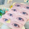 8/40 Stück Wimpern Übungsaufkleber, Wimpern Trainingsaufkleber, Wimpern Applikationstrainer Aufkleber, Simulierte Augenform