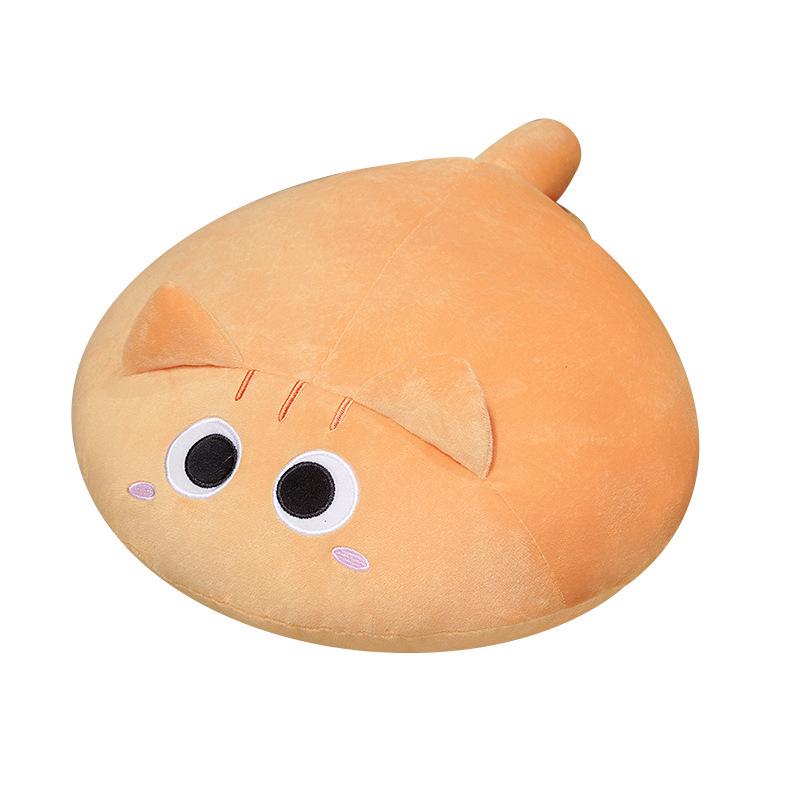 Internet Celebrity Cat Plush Non-Slip Seat Cushion - Soft Biscuit Design for Home & Office Chair