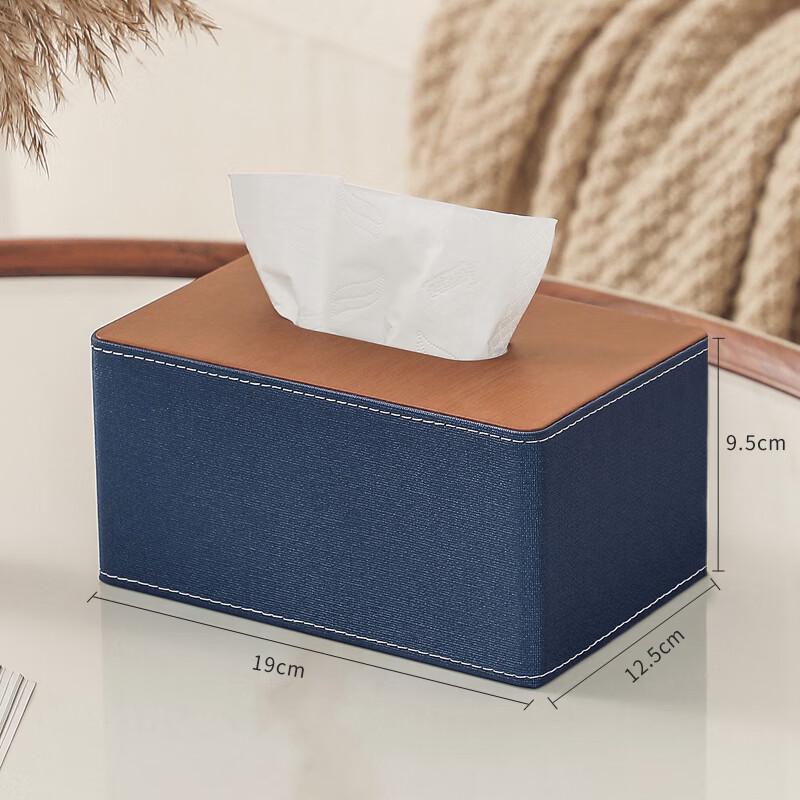 Leather-Look Tissue Box