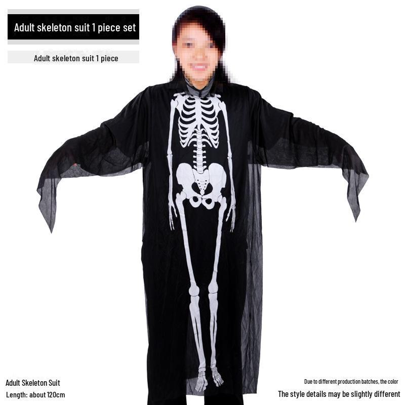 Halloween & Masquerade Costumes: Ghost Festival Outfits, Skull Gloves, and Carnival Performance Wear