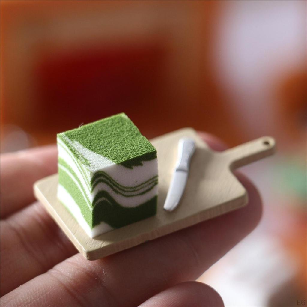 Dollhouse Miniature Cake Food Dessert Models, Pastry Accessories Ornaments DIY Pou House
