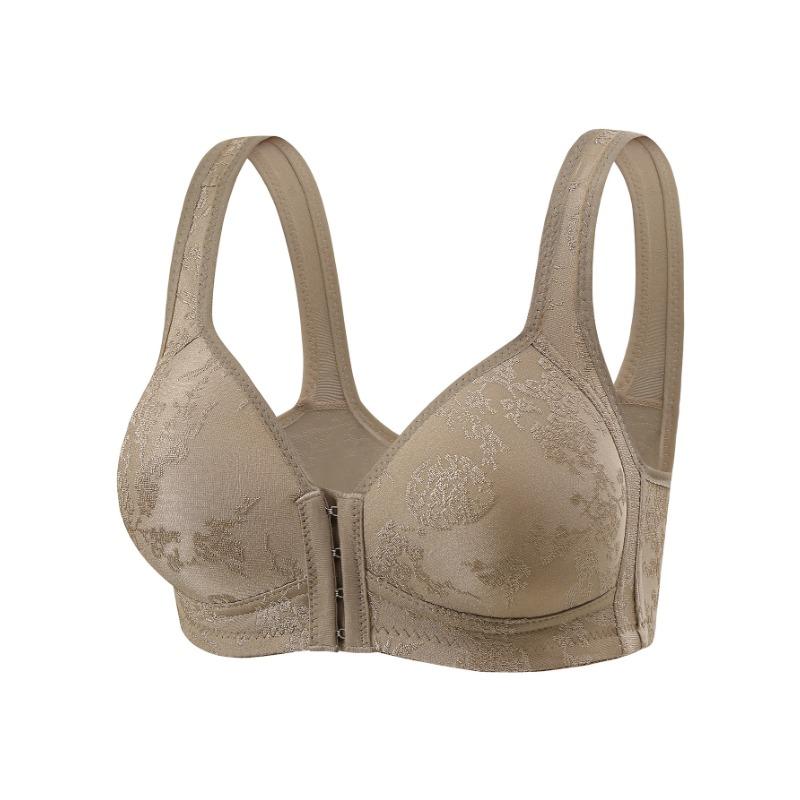 Women S Front Closure No Wire Push Up Bra 3 4 Cup Breathable Underwear