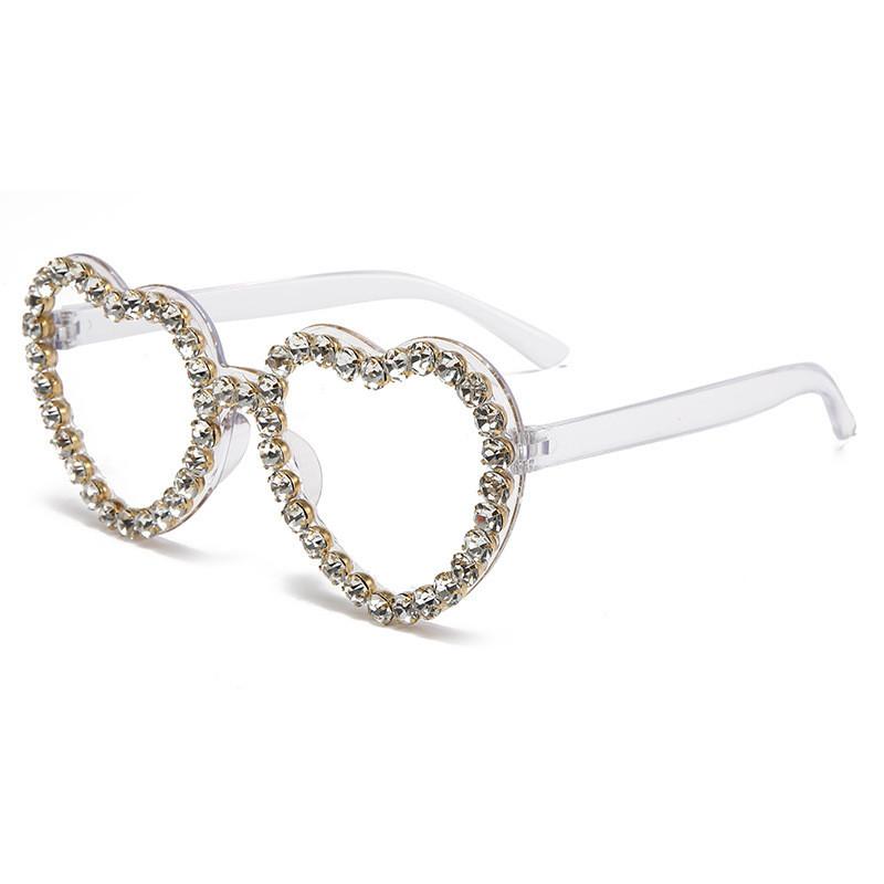 Fashion Heart Shaped Sunglasses For Women Men With Pc Frame Autumn