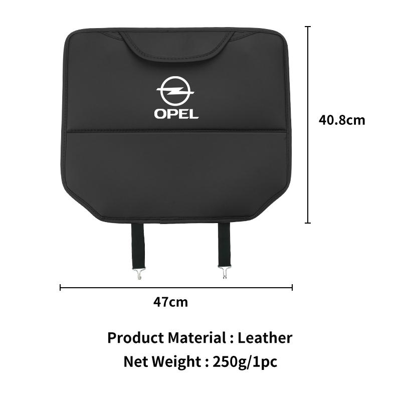 Car Seat Anti-Kick Pad Seatback Storage Protector Cover Accessories For Opel Corsa Astra Insignia Vectra Zafira Meriva Mokka Gra