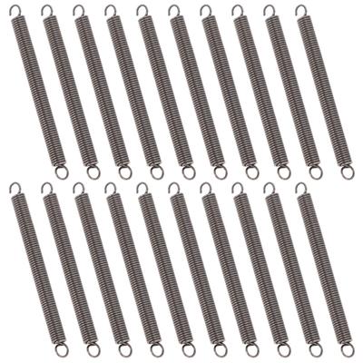 20Pcs Small Extension Springs Stainless Steel Tension Spring with Hook Ends for Fence Gate Latch Door Repair Hardware Lighting
