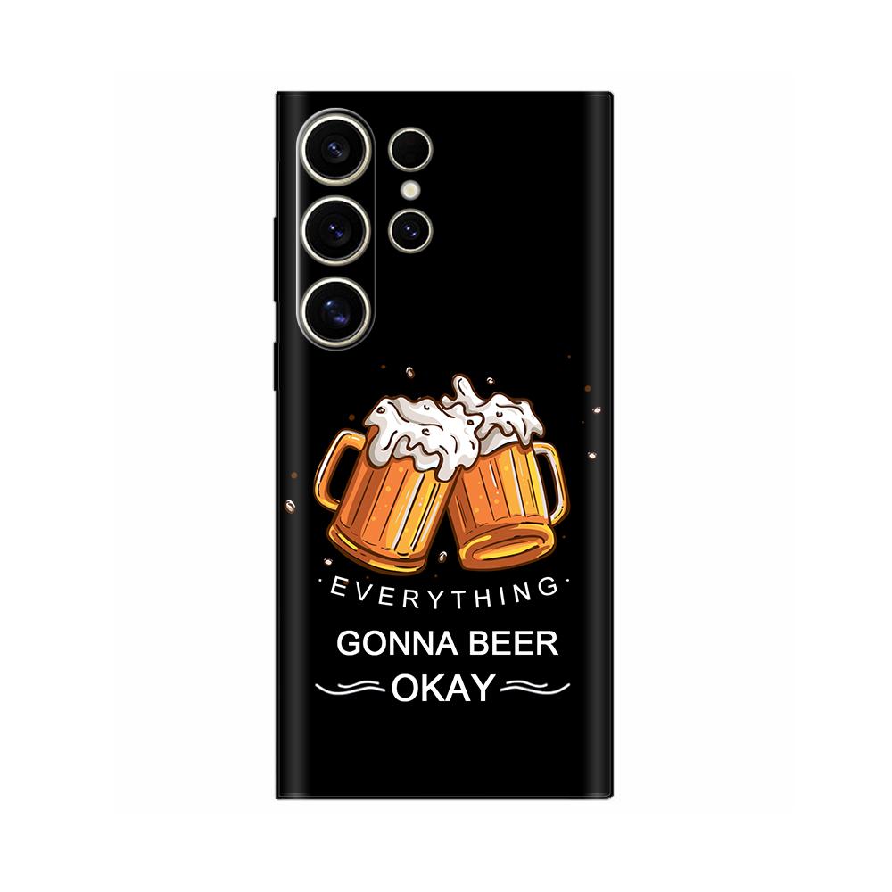 Pouzdro Pro Samsung S25 Ultra Umělecký Styl Plné Krytí Kryty Fundas Pro Samsung Galaxy S25 Ultra S25ultra Pouzdra Z Tekutého Silikonu