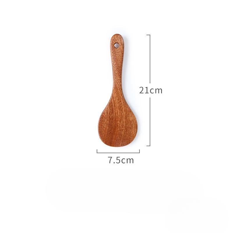 

Деревянная лопатка Деревянная ложка Лопатка для жарки Твердая деревянная термостойкая суповая ложка Без краски Без воска Натуральный материал