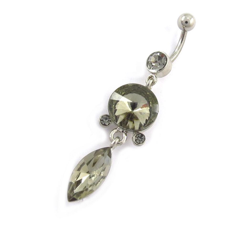 Les Trésors De Lily [K0983] - Body Piercing 'Scarlett' gris fumé