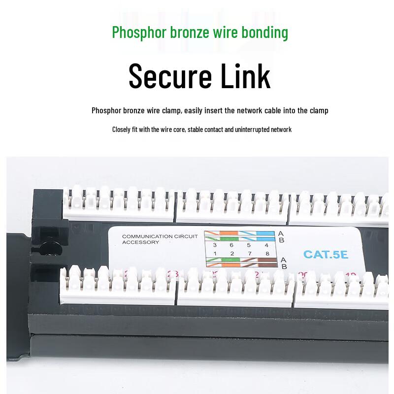 Huihuadu 24-Port 19-inch Network Patch Panel