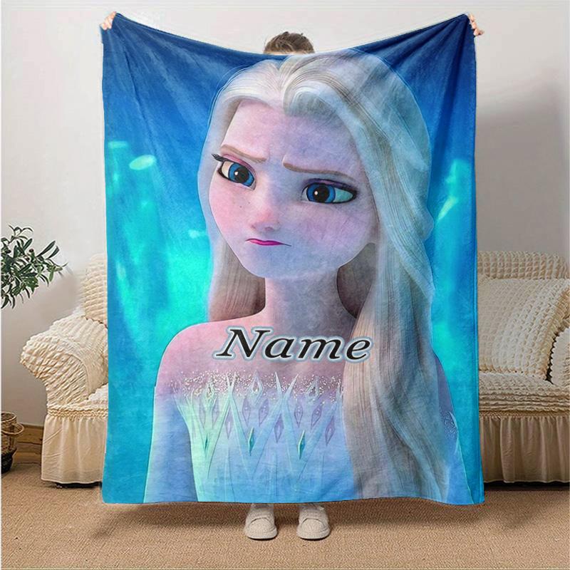 Custom 1pc Frozen Sisters Adventure Blanket, Soft And Comfortable Blanket, Casual Warm, Camping Travel Blanket, Birthday Gift Q91061