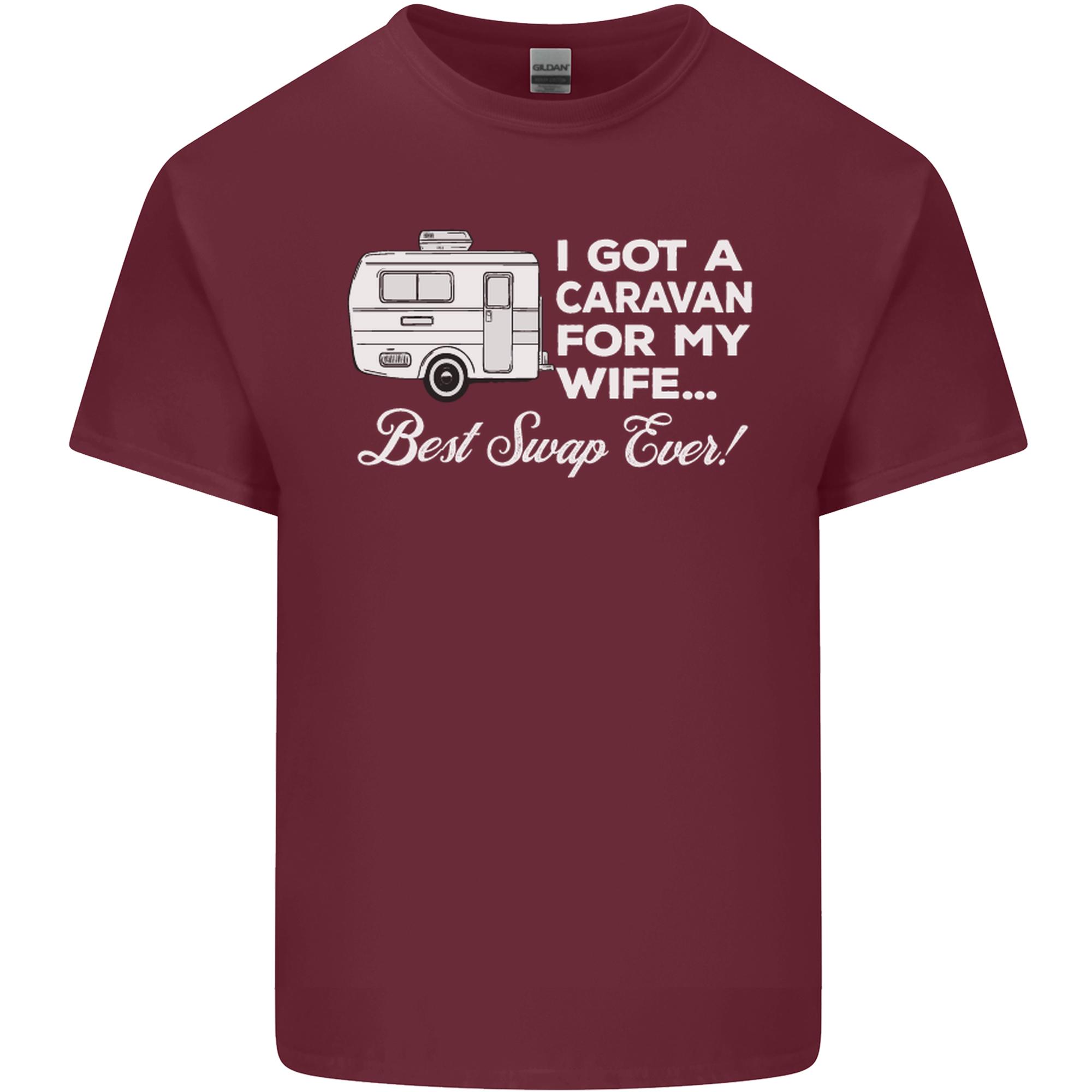 A Caravan for My Wife Funny Caravanning Unisexs Light Cotton TShirt S