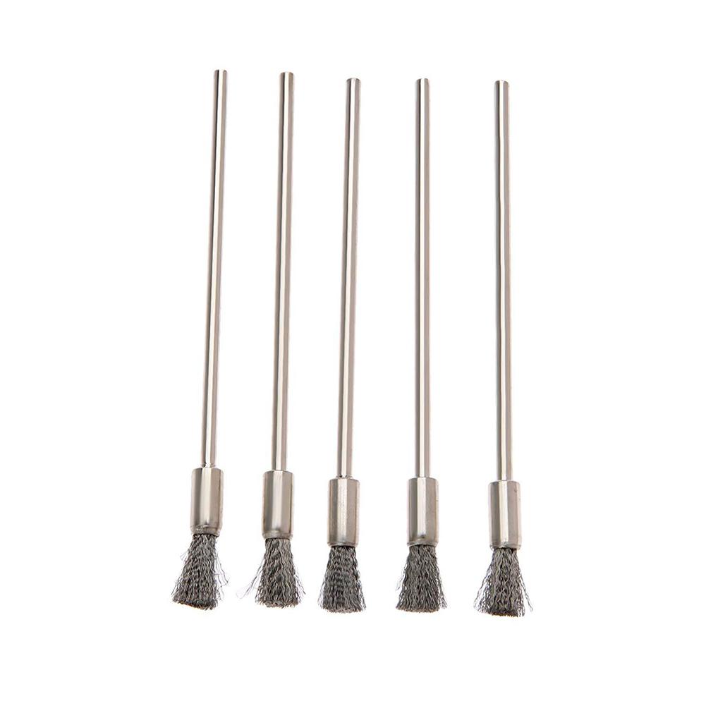 Pen Shape Bristle Wire Brushes Scratch Brushes 100mm 5PCS