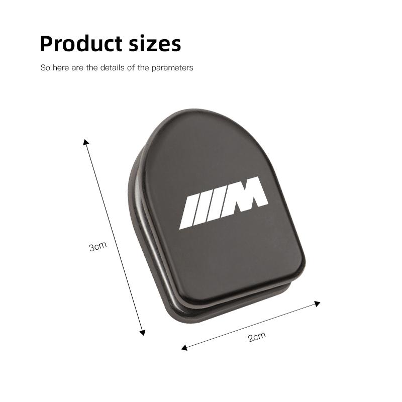 1/2pcs Car Seat Back Aluminum Alloy Hooks Portable Storage Holder Sticker For BMW X1 X2 X3 X5 X4 X6 X7 iX3 F20 F10 F07 E70 E46 E