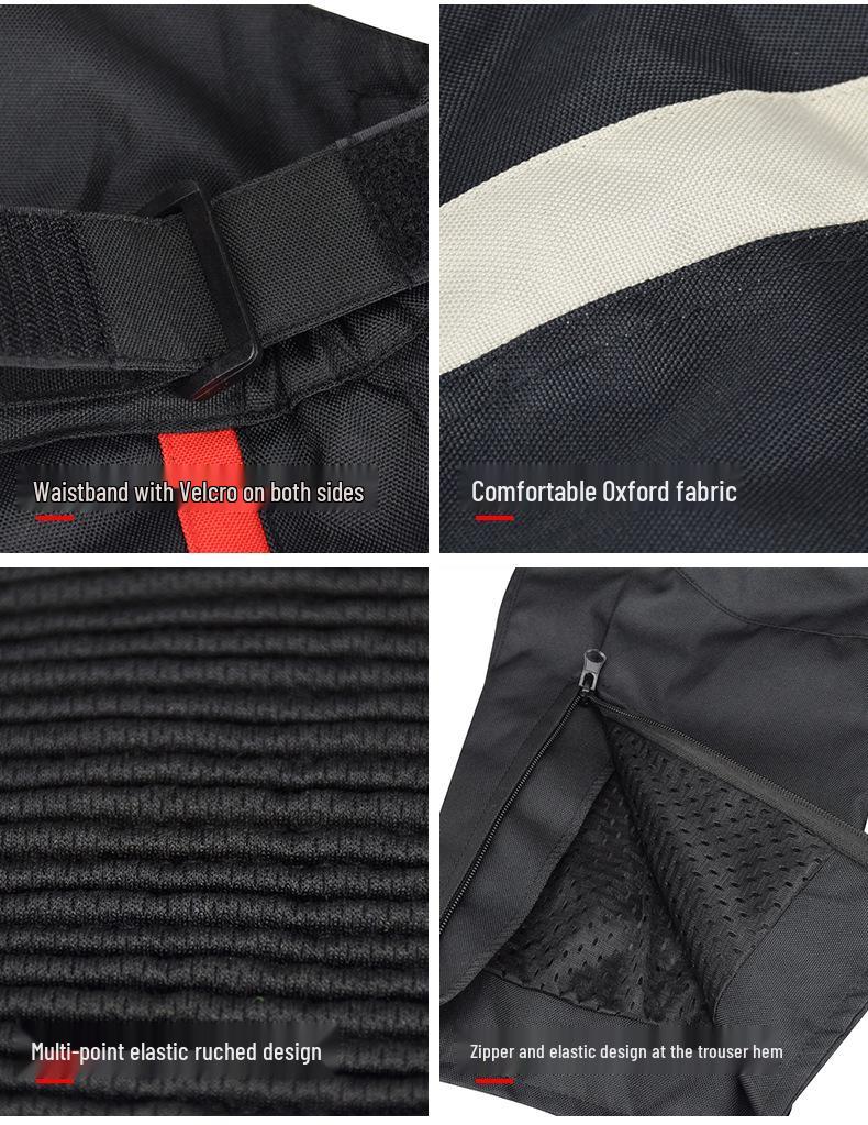 Men's Windproof Motorcycle Riding Pants - Anti-fall, Warm, Thickened, Four Seasons Gear