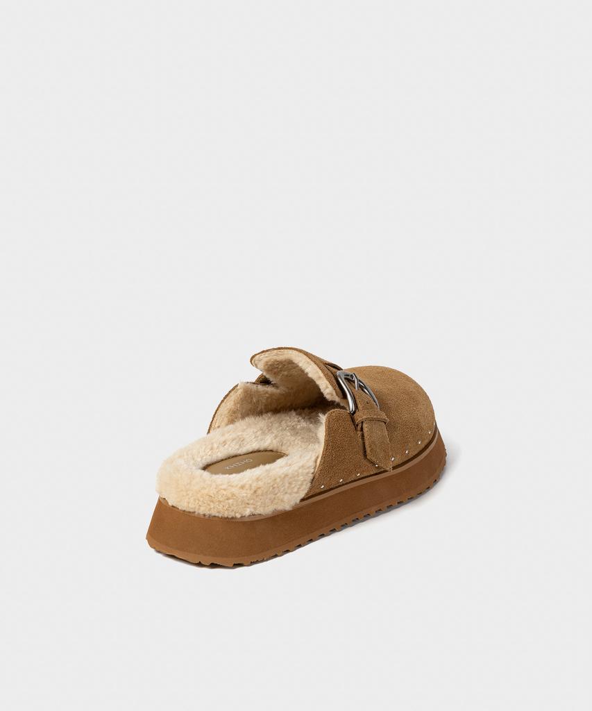 Khiho Buckrow Winter Slide Beige