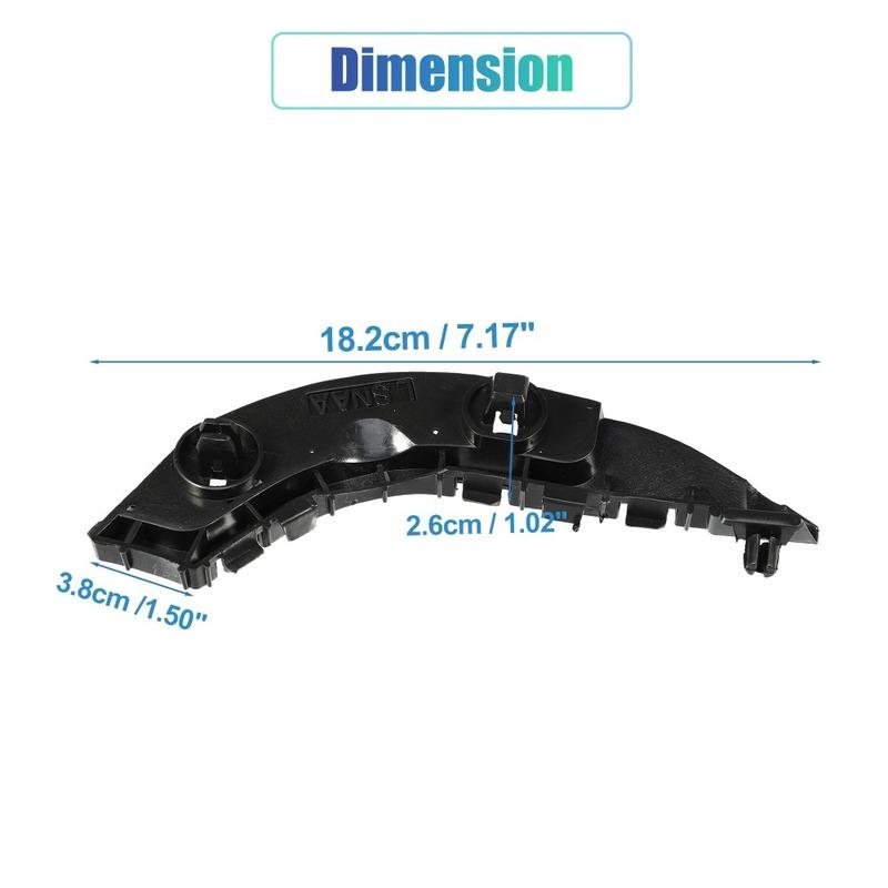 2Pcs Right+Left Car Front Bumper Bracket For Honda Civic 2006 2007 2008 2009 2010 2011 71198-SNA-A02 71193-SNA-A02