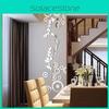 Modern Circle Ring Acrylic Mirror Decals For Sophisticated Room Aesthetics