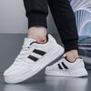 Men's Leather Sneakers Trend Casual Skateboard Shoes Thick Soles Platform