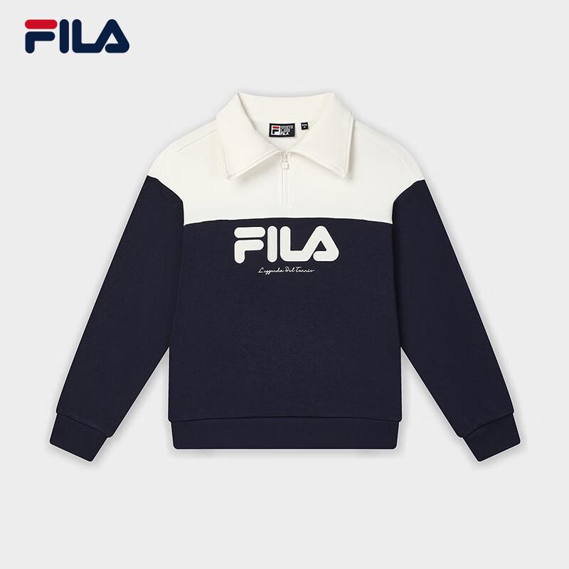 Fila Women's Colorblock Half-Zip Knit Sweatshirt