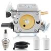 Carburetor W Fuel Line For Jonsered CS2171 CS2165 CS2163 2171 2165 2071 2065 EPA