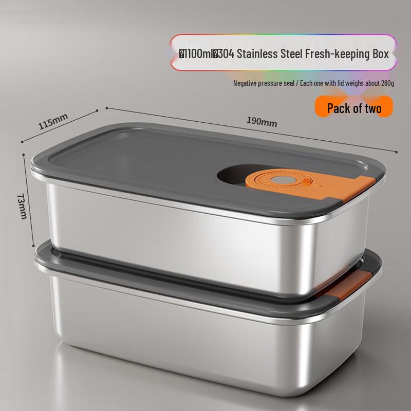 Jiabangshou 304 Stainless Steel Food Storage Container