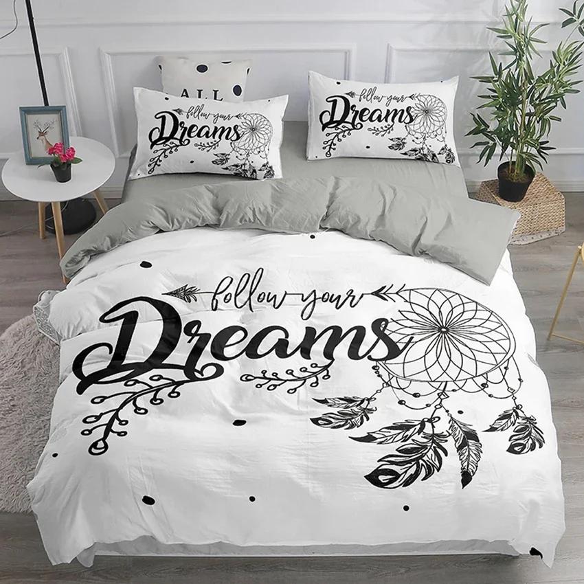 Povlečení lapač snů Elegantní český povlak na přikrývku Queen 240x220 Etnický povlak na přikrývku Single Double King