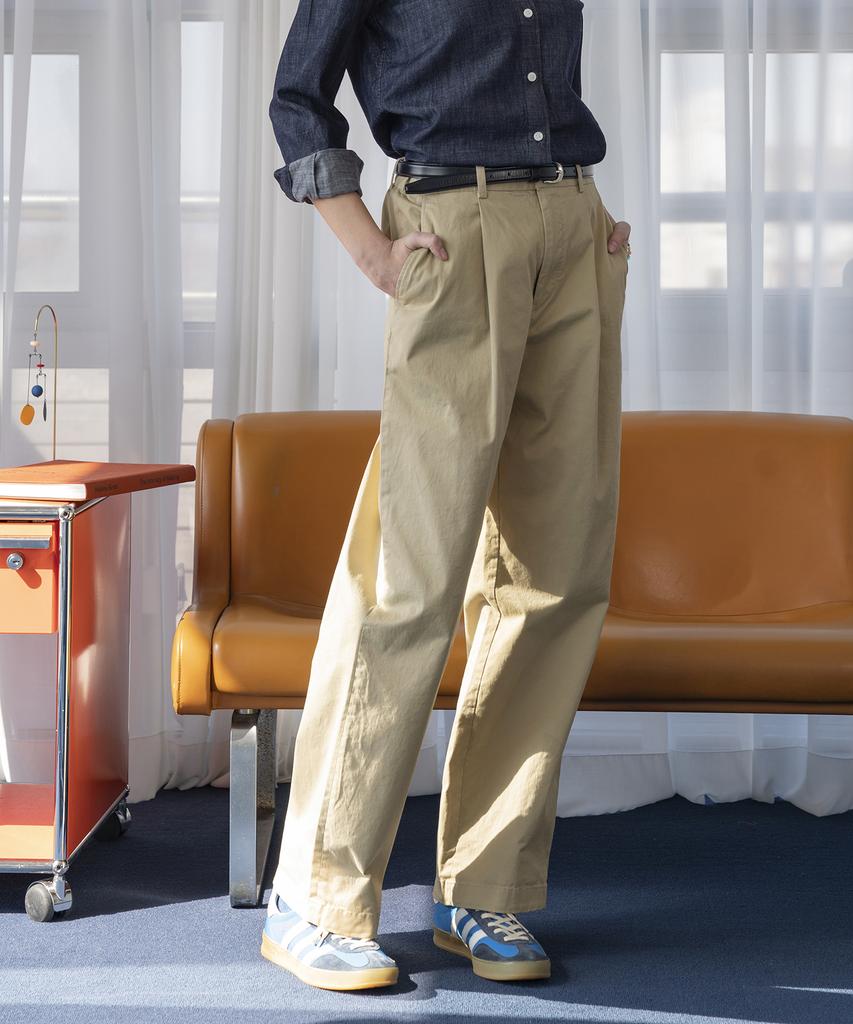 Banwonateullie P3108 Bellet Wide Chino Pants_Beige