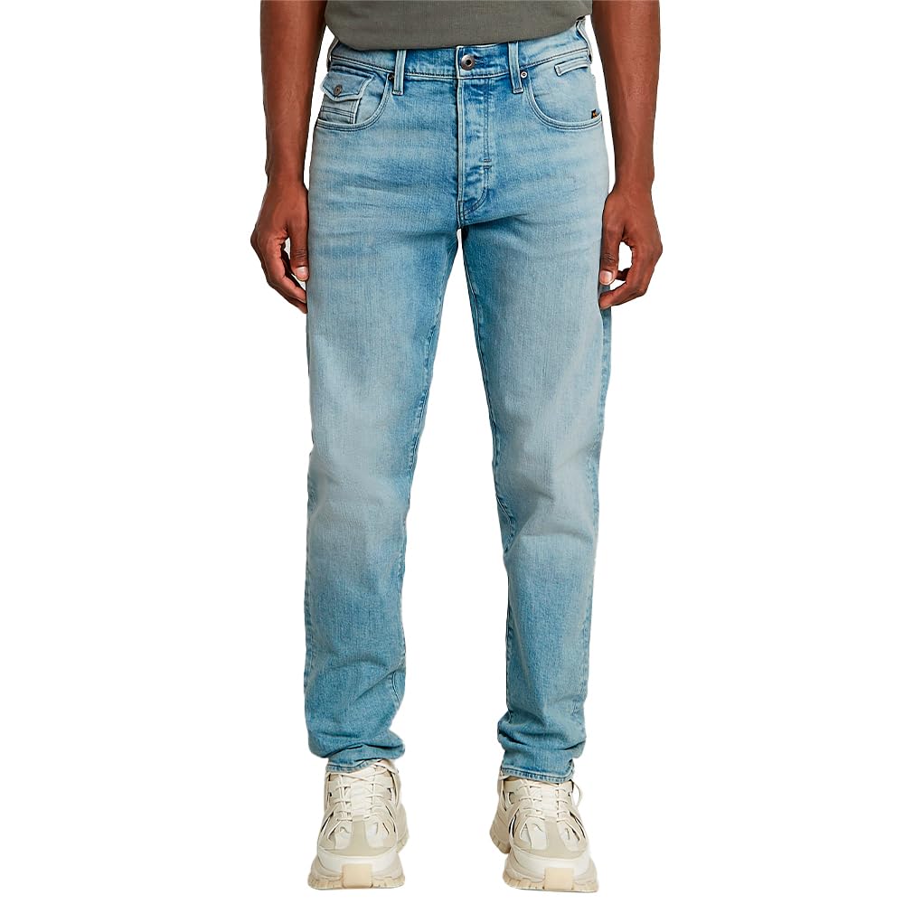 Джинсы мужские G-Star RAW Деним Зауженные синие Morry FWD Regular Tapered D26141-D761-H151-W38/L32