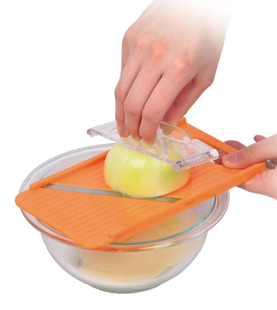 Pearl Metal Veggiekura Wide Vegetable Onion Slicer In [Made Japan] C-293