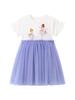 Vestido de Princesa de Verano Little Maven para Niñas - Estilo Europeo y Americano, Lindo Vestido de Malla para Bebé