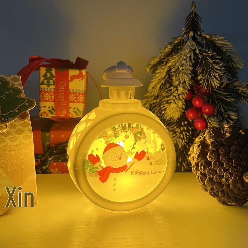 Snowman Christmas Tree Night Light - Festive Decor & Gift for Kids
