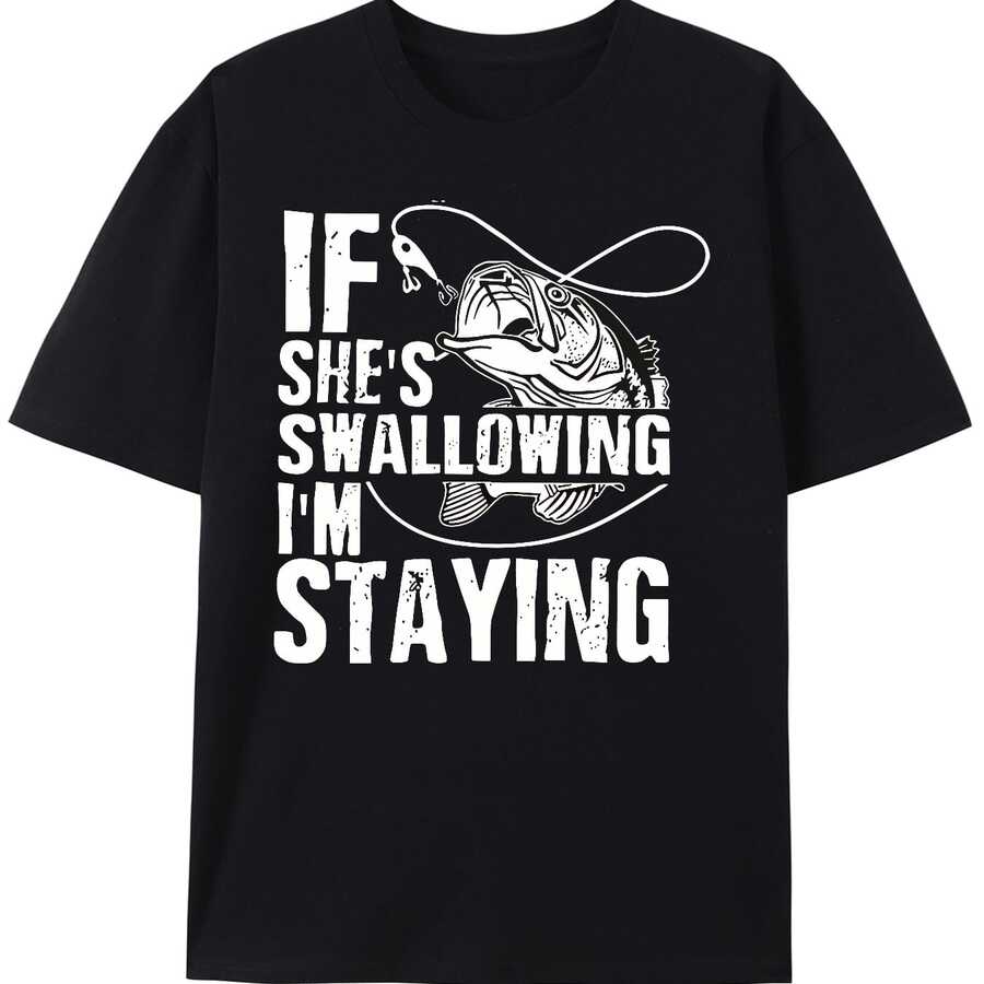 

Veenajo Fishing Enthusiast Graphic Tee Unisex s Crew Neck Short Sleeve T-Shirt S